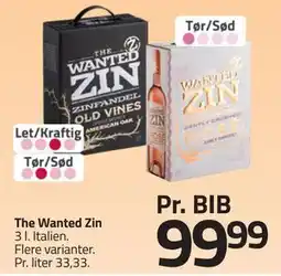 Fleggaard The Wanted Zin, DKK 99.99 tilbud
