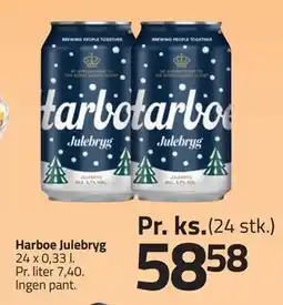 Fleggaard Harboe Julebryg, DKK 58.58 tilbud
