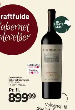 Fleggaard Don Melchor Cabernet Sauvignon, DKK 899.99 tilbud