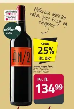 Fleggaard Anima Negra ÃN/2, DKK 134.99 tilbud