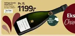 Fleggaard Bollinger Grande Annee 2015, DKK 1199 tilbud
