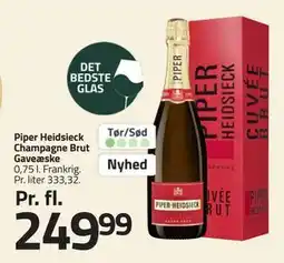 Fleggaard Piper Heidsieck Champagne Brut Gaveæske, DKK 249.99 tilbud