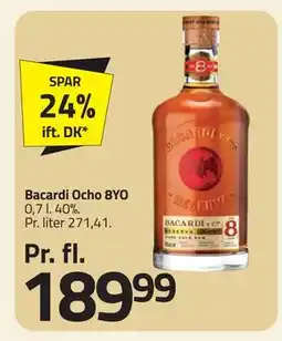 Fleggaard Bacardi Ocho 8YO, DKK 189.99 tilbud
