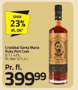 Fleggaard Cristóbal Santa Maria Ruby Port Cask, DKK 399.99 tilbud