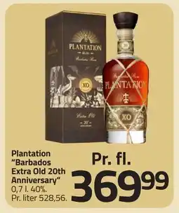 Fleggaard Plantation “Barbados Extra Old 20th Anniversary”, DKK 369.99 tilbud