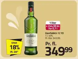 Fleggaard Glenfiddich 12 YO, DKK 349.99 tilbud