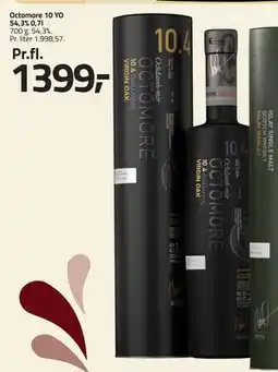 Fleggaard Octomore 10 YO 54,3% 0,7l, DKK 1399 tilbud