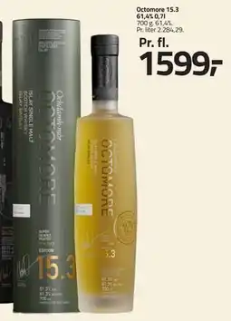 Fleggaard Octomore 15.3 61,4% 0,7l, DKK 1599 tilbud