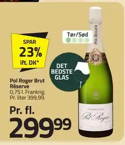 Fleggaard Pol Roger Brut Réserve, DKK 299.99 tilbud