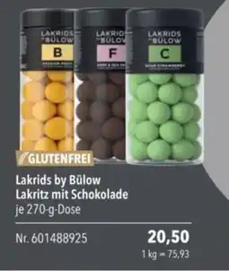 Citti Glutenfrei lakrids by bülow lakritz mit schokoladeje-dose tilbud