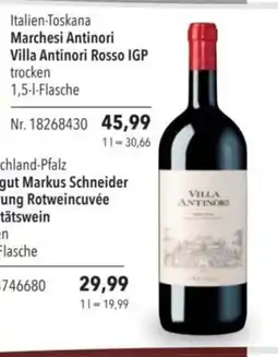 Citti Italien-toskana marchesi antinori villa antinori rosso igp trocken -flasche tilbud