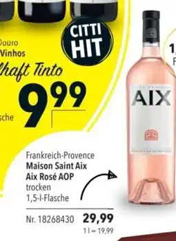 Citti Frankreich-Provence Maison Saint Aix Aix Rosé AOP trocken tilbud