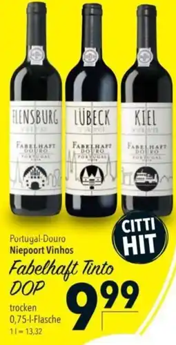 Citti Portugal-Douro Niepoort Vinhos Fabelhaft Tinto DOP tilbud