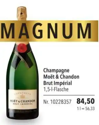 Champagne moët & chandon brut impérial-Flasche