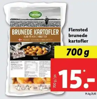 Lidl Flensted Brunede Kartofler 700g tilbud