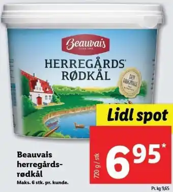 Beauvais Herregårds Rødkål 720g