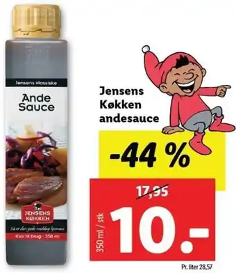 Lidl Jensens Køkken Andesauce 350 ml tilbud
