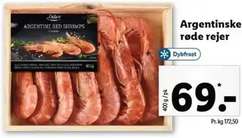 Lidl Argentiske Røde Rejer 400g tilbud