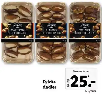 Lidl Fyldte Dadler 150g tilbud