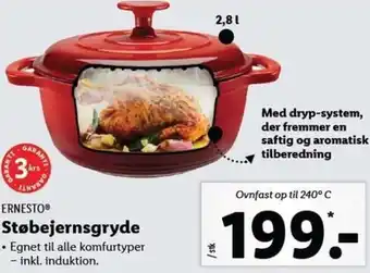 Støbejernsgryde