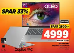 Power Lenovo 14" Bærbar PC 83HL0063MX tilbud
