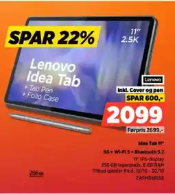 Power Lenovo Idea Tab 11" ZAFM0168SE tilbud