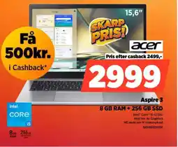 Power ACER Aspire 3 NXK6SEDOOR tilbud