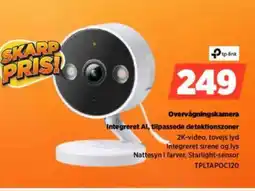Power Tp-link Overvågningskamera TPLTAPOC120 tilbud