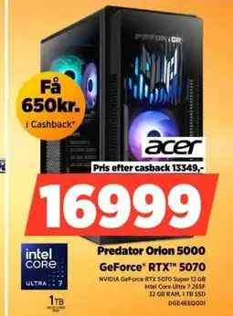 Power ACER Predator Orion 5000 DGE4EEQ001 tilbud