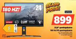 Power Lenovo 23,8" gamingskærm R24E tilbud