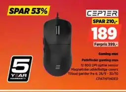 Power CEPTER Gaming mus CPATHFINDER tilbud