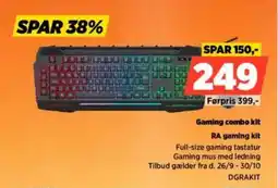 Power Gaming combo kit DGRAKIT tilbud