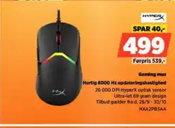 Power Gaming mus HXA2PB3AA tilbud
