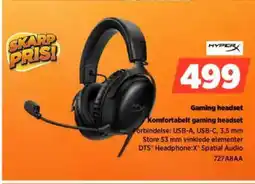 Power Gaming headset 727A8AA tilbud
