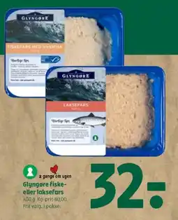Coop 365 2 Gange om ugen Glyngøre fiske- eller laksefars tilbud