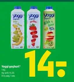 Coop 365 Yoggi yoghurt tilbud