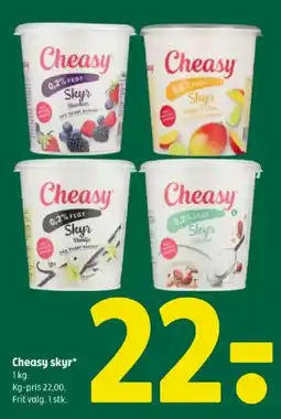 Coop 365 Cheasy skyr tilbud