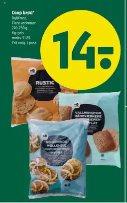 Coop 365 Coop brød tilbud