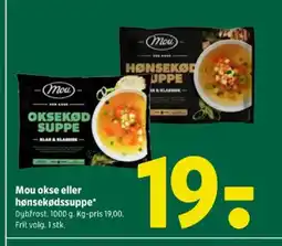 Coop 365 Mou okse eller hønsekødssuppe tilbud