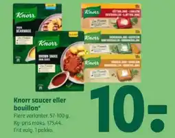 Coop 365 Knorr saucer eller bouillon tilbud