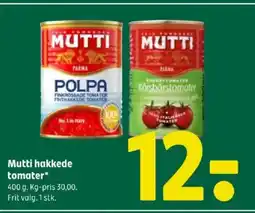 Coop 365 Mutti hakkede tomater tilbud