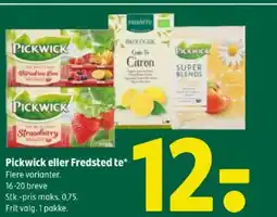 Coop 365 Pickwick eller Fredsted te tilbud