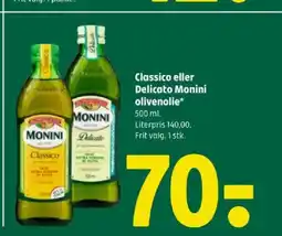 Coop 365 Classico eller Delicato Monini olivenolie tilbud