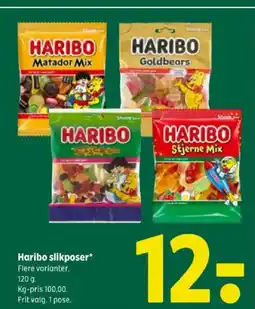 Coop 365 Haribo slikposer tilbud