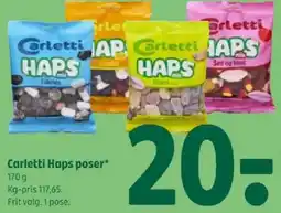 Coop 365 Carletti Haps poser tilbud