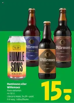 Coop 365 Humlesovs eller Willemoes tilbud