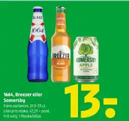 Coop 365 1664, Breezer eller Somersby tilbud