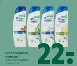 Coop 365 Head & Shoulders shampoo tilbud