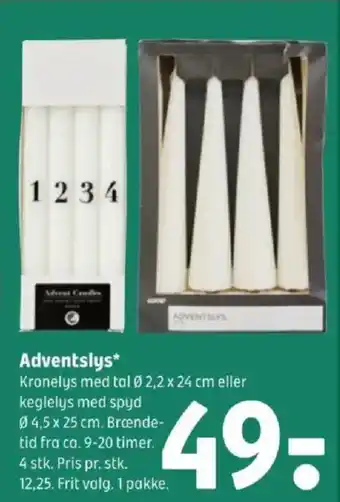Coop 365 Adventslys tilbud