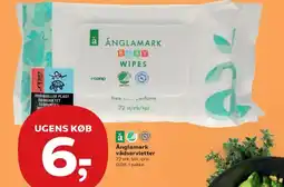 SuperBrugsen Änglamark vådservietter tilbud